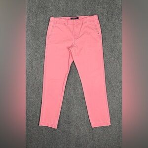 Polo Ralph Lauren Quin Boyfriend Chino Pants Pink 100% Cotton Size 8